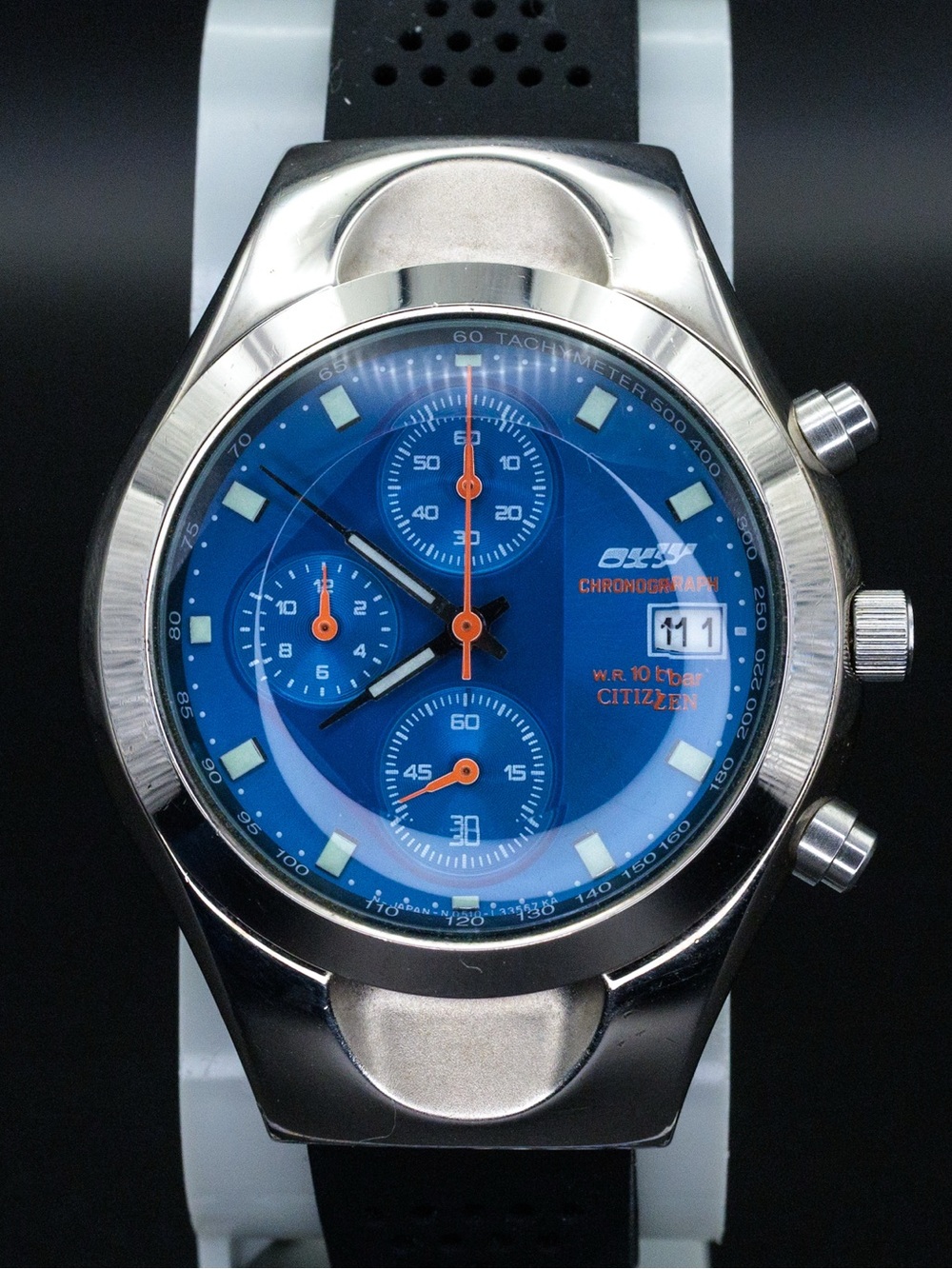 Citizen RARE Oxy 0510-L16631 Vintage Y2K 36mm JDM Import Chronograph